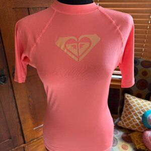 Roxy Whole Hearted Short Sleeve Swim Shirt/Rash Guard